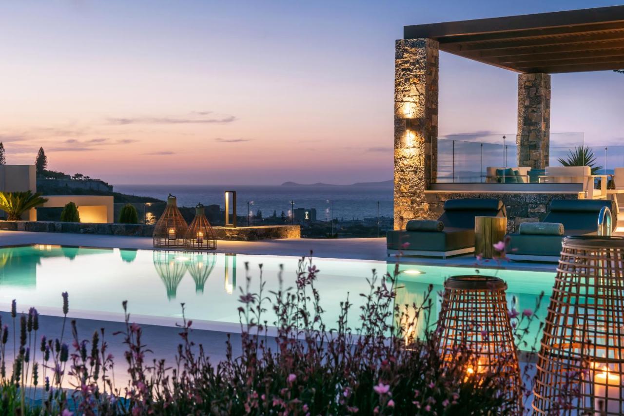 Kymo Instyle Villa - Sea View Private Pool Jacuzzi Kokkini Hani Kültér fotó