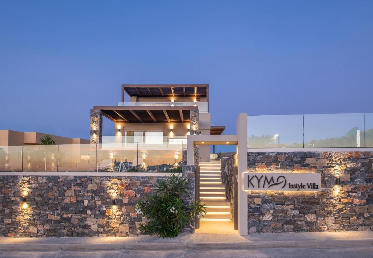 Kymo Instyle Villa - Sea View Private Pool Jacuzzi Kokkini Hani Kültér fotó