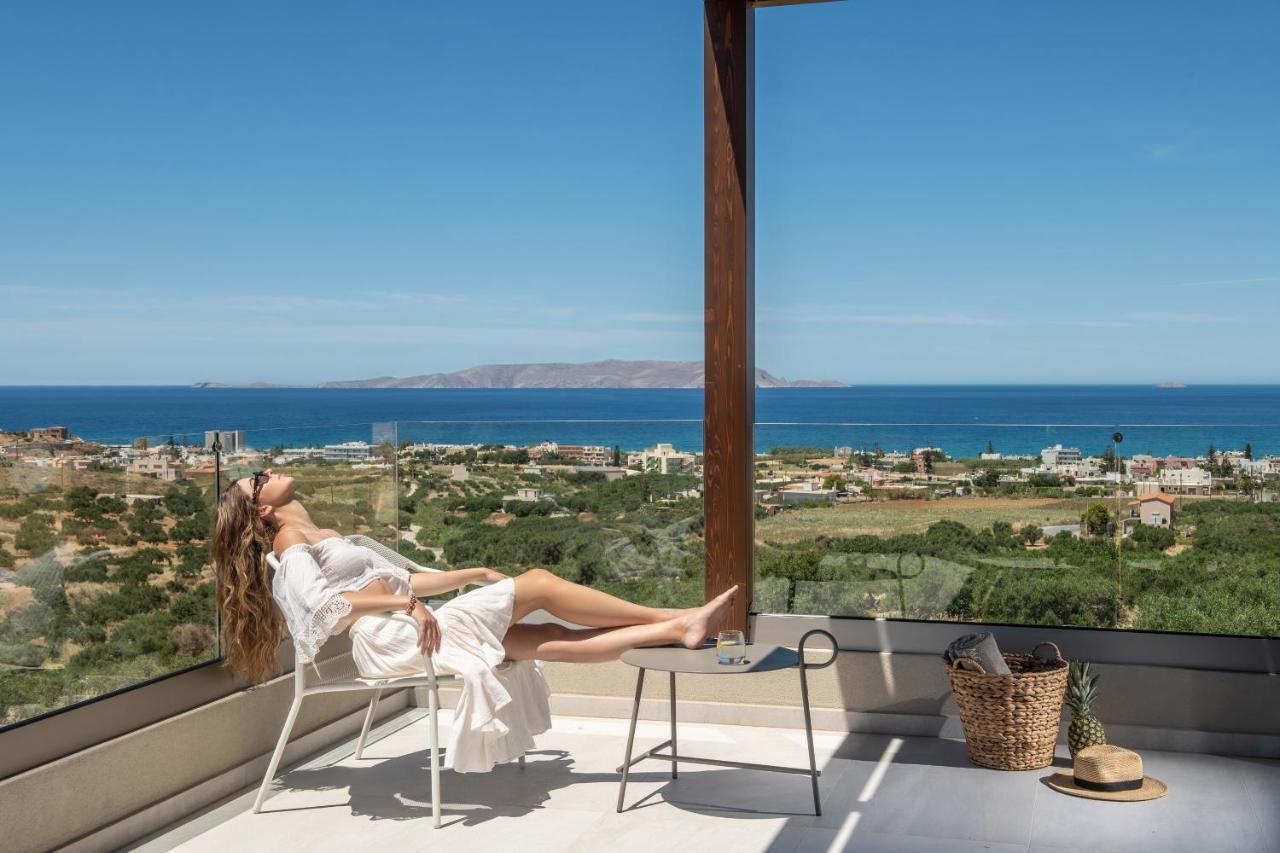 Kymo Instyle Villa - Sea View Private Pool Jacuzzi Kokkini Hani Kültér fotó